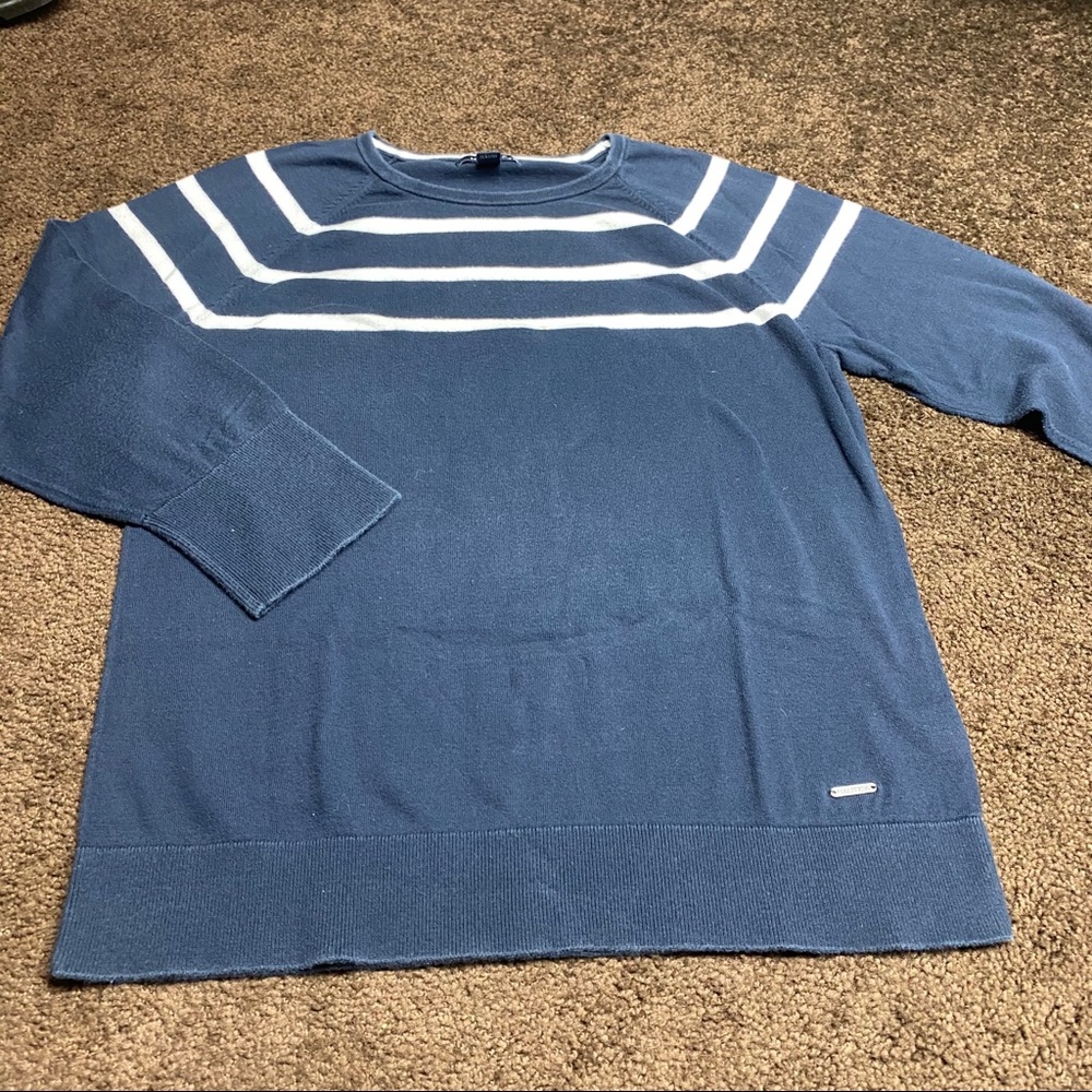 Navy blue and white Nautical for women